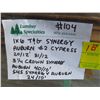 Image 1 : 1 x 6 T&G Synergy #2 Cypress Auburn 20/12',  81/12' - 3 1/4" Crown