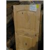Image 1 : 40-Knotty Alder 2 Panel Arched Doors 30" x 80" x 1 3/4" - 40 X $