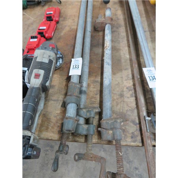 3-Metal 3'/2' Clamps - 3 X $