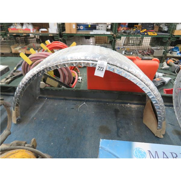 Diamond Plate Trailer Fenders (2)