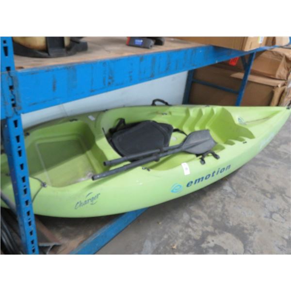 Emotions Green Kayak