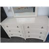 Image 3 : Bone 6 Drawer Dresser w/Mirror