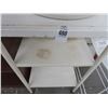 Image 2 : White Metal 3 Tier Side Table