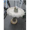 Image 1 : Concrete Cactus Style Bird Bath