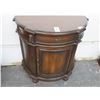 Image 1 : Mahogany Half Moon Hall Cabinet