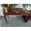 Image 1 : Mahogany Writing Desk w/Map Inlay