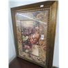 Image 1 : Framed Floral Print Artist Linda Thomson - 32" x 42"