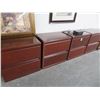 Image 1 : 4 Cherry 2 Drawer Lateral File Cabinet 4 x $