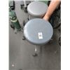 Image 1 : 2-Grey Leather Medical Stools - 2 X $