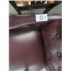 Image 2 : Burgandy Leatehr Button Tufted Executive Ofice Chair