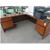 Image 1 : Mahogany Desk w/Return