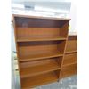Image 1 : Wood Laminate 4-Shelf Bookcase