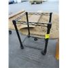 Image 1 : Black Mini 2-Shelf Metro Cart