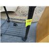 Image 2 : Black Mini 2-Shelf Metro Cart