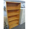 Image 1 : Pine 5-Shelf Bookcase