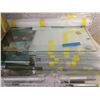 Image 3 : Complete Set: Approx. 60 Feet of X-Guard Sneeze Guard Panels & Parts (each panel 47" x 15")