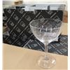 Image 1 : Qty 144 Steelite Martini/Cocktail Lace Rona Glass Stemware, New in Box ($1900 total retail)