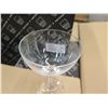 Image 4 : Qty 144 Steelite Martini/Cocktail Lace Rona Glass Stemware, New in Box ($1900 total retail)