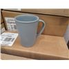 Image 2 : Qty 144 Steelite A941P038 Gray Conical Mugs 3.5" Dia, 4.8"H, New in Box ($3600 total retail)