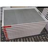 Image 1 : Qty 10 Impulse! Melamine Trays w/ Woven Liner 24"x17" ($890 total retail)