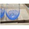 Image 3 : Qty 160 Impulse! Speckled Tumbler Blue Glasses, New in Box ($2080 total retail)