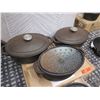 Image 2 : Qty 6 American Metalcraft CIP03 3-qt Cast Iron Casserole w/ Handles & Lid 14"L ($660 total retail)