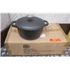Image 1 : Qty 3 American Metalcraft CIPR3 Round Cast Iron Casserole w/ Handles & Lid 8" Dia, New ($306 retail)