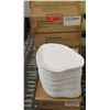 Image 1 : Qty 60 Fortessa DVM Playa Blanca Melamine Plates 9"x11" New in Box ($600 total retail)