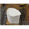 Image 2 : Qty 60 Fortessa DVM Playa Blanca Melamine Plates 9"x11" New in Box ($600 total retail)