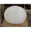 Image 2 : Qty 10 Fortessa DV.MD.FF6586W Playa Blanca Shallow Melamine Bowls 16" Dia, New in Box ($100 retail)