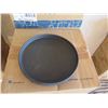 Image 2 : Qty 85 Anfora A911P258 Round Stack Trays in Crete Matte Black 9" Dia New in Box ($1274 total retail)