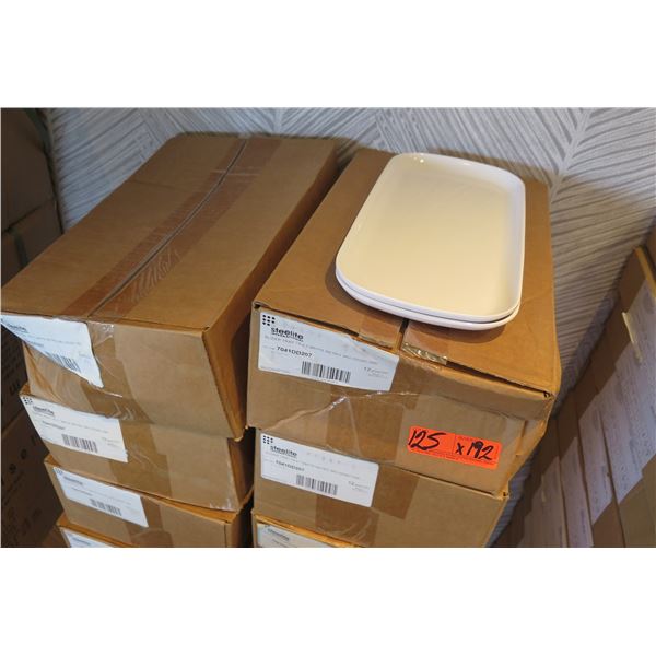 Qty 192 Steelite 7041DD207 Slider Trays 14"L New in Box ($4512 total retail)