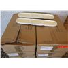 Image 1 : Qty 144 Fortessa DV.70416 White 3 Compartment Canoe Trays 16"x3.5" New in Box