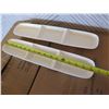 Image 4 : Qty 144 Fortessa DV.70416 White 3 Compartment Canoe Trays 16"x3.5" New in Box