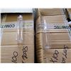 Image 1 : Qty 100 Comatec FV.180 Flacons Vinea Bottles w/ Lids 7"H New in Box