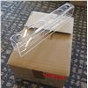 Image 1 : Qty 10 Clear Stands w/ 6 Holes 14"L New in Box
