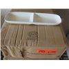 Image 1 : Qty 144 Fortessa DV.70430 White 2 Compartment Canoe Trays 11"x3.5" New in Box
