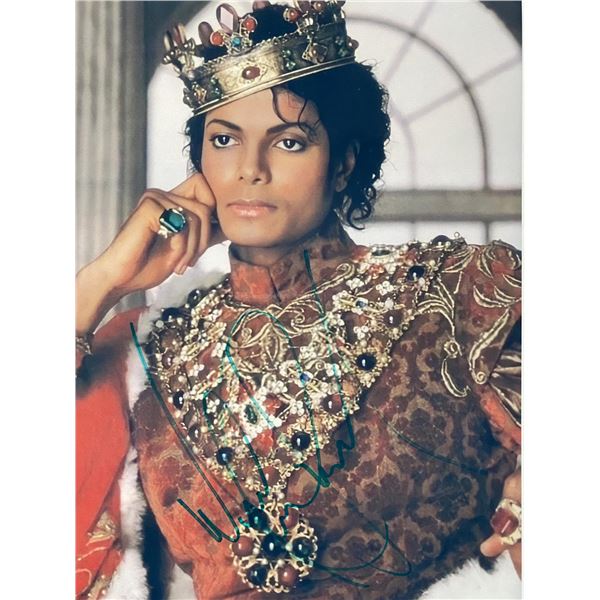Michael Jackson signed photo