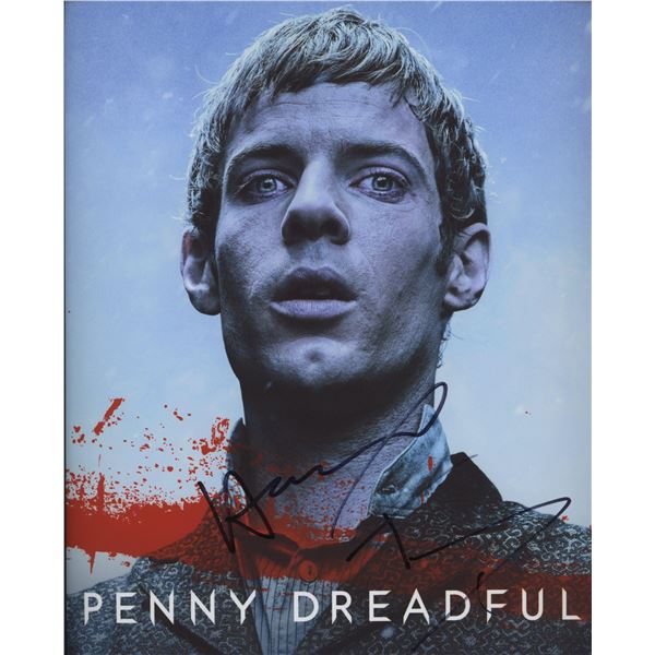 Penny Dreadful Harry Treadaway signed mini poster