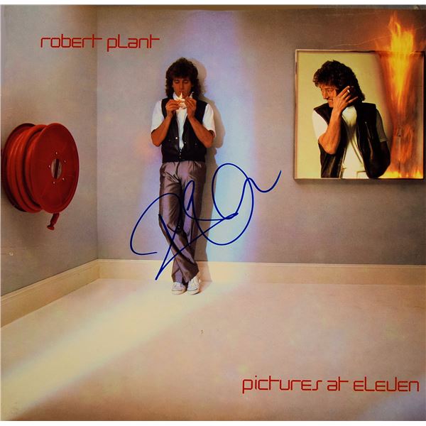 Robert Plant signed Pictures At Eleven album