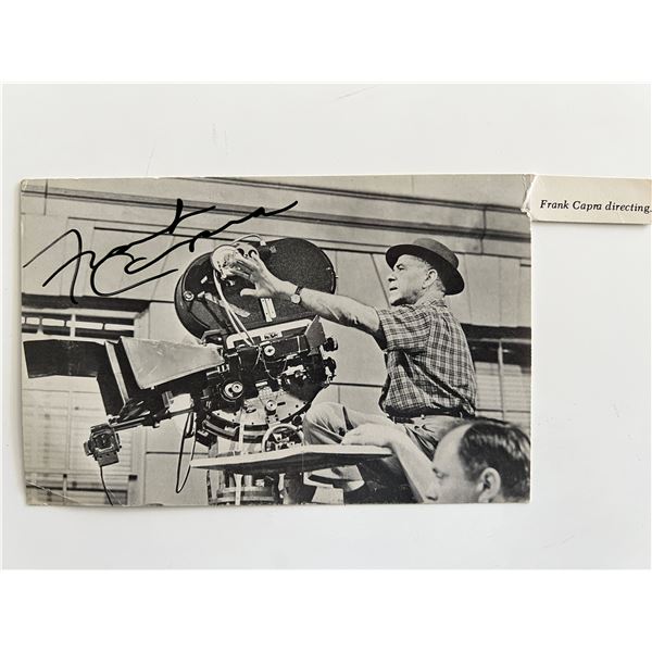 Frank Capra signed movie photo