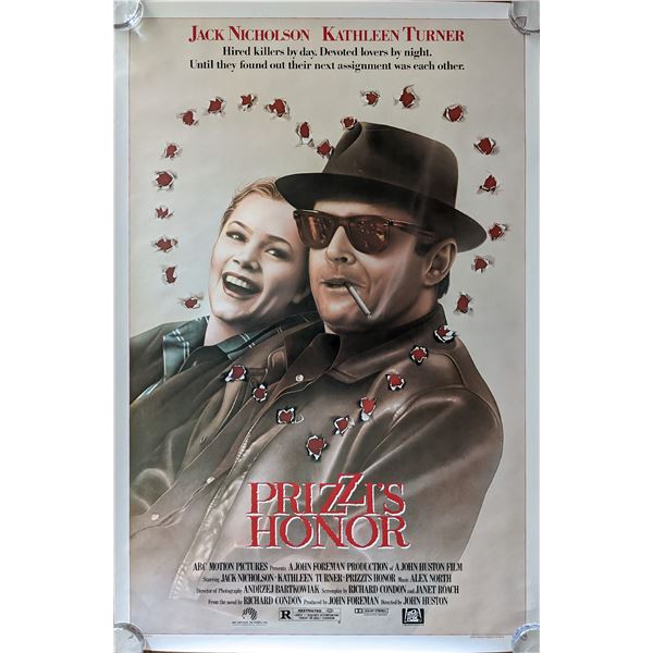 Prizzis Honor 1985 Original One Sheet Movie Poster