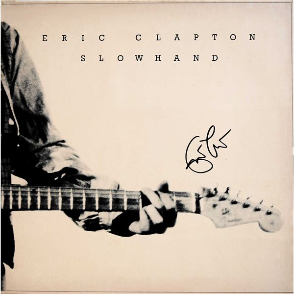 Eric Clapton signed Slowhand album