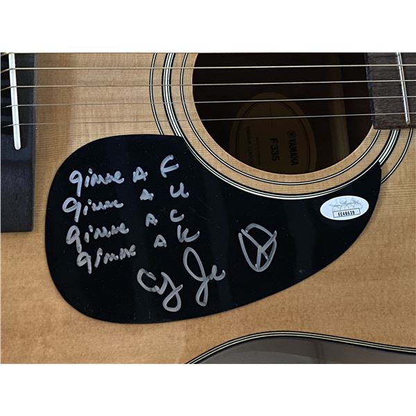 Woodstock Festival Country Joe McDonald signed acoustic guitar-JSA