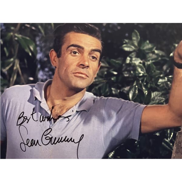 James Bond Sean Connery signed photo