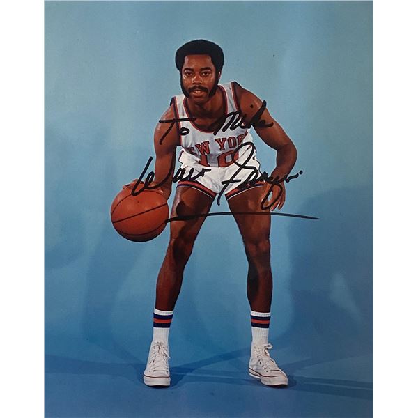 New York Knicks Walt Frazier signed photo