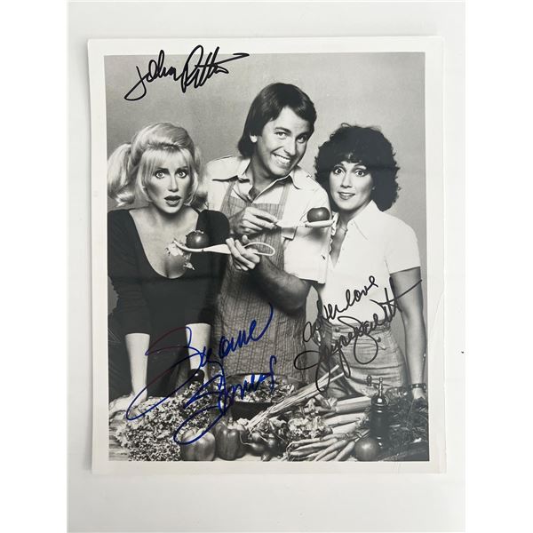 Three's Company cast signed photo