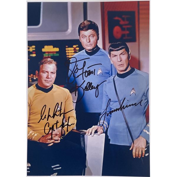 Star Trek cast signed photo