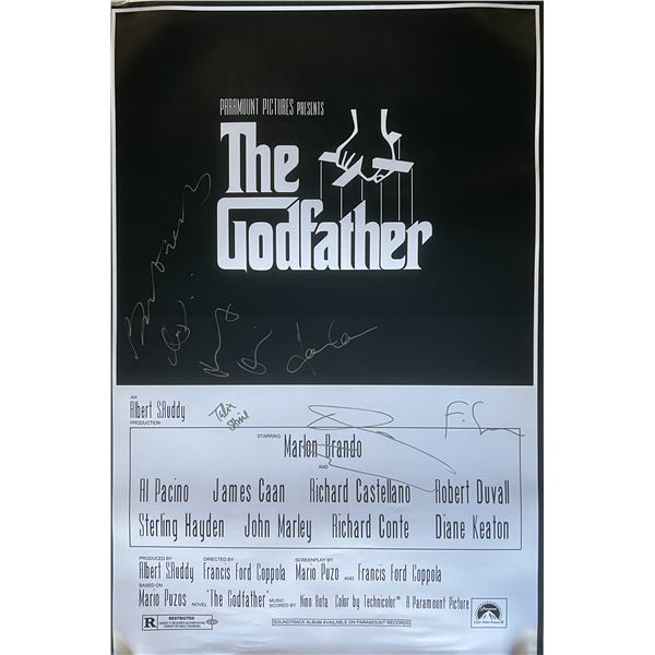 The Godfather cast signed movie poster