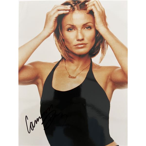 Cameron Diaz signed photo
